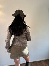 Load image into Gallery viewer, Vintage Y2K Brown Check Double Breasted Shirt
