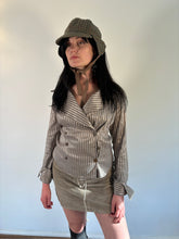 Load image into Gallery viewer, Vintage Y2K Brown Check Double Breasted Shirt
