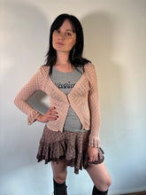 Load image into Gallery viewer, Vintage Y2K Karen Millen Pink Knit Hook &amp; Eye Cardigan
