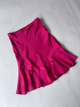 Load image into Gallery viewer, John Galliano Pink Silk Bias Cut Skirt
