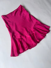 Load image into Gallery viewer, John Galliano Pink Silk Bias Cut Skirt
