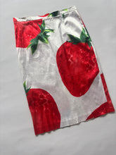 Load image into Gallery viewer, Dolce &amp; Gabbana S/S 00 Strawberry Midi Skirt
