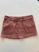 Load image into Gallery viewer, Vintage Y2K dusty pink corduroy Mini Skirt
