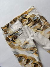 Load image into Gallery viewer, Roberto Cavalli S/S 09 White Chain Print Denim Jeans
