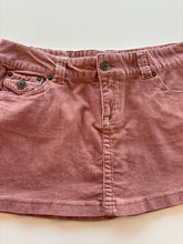 Load image into Gallery viewer, Vintage Y2K dusty pink corduroy Mini Skirt
