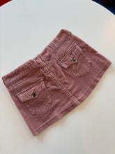 Load image into Gallery viewer, Vintage Y2K dusty pink corduroy Mini Skirt
