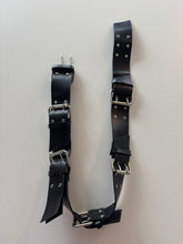 Load image into Gallery viewer, Vintage Y2K black buckle indie sleaze belt&nbsp;
