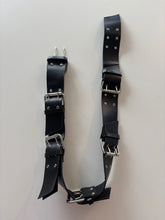 Load image into Gallery viewer, Vintage Y2K black buckle indie sleaze belt&nbsp;
