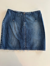 Load image into Gallery viewer, Vintage Y2K denim miss sixty high waisted mini skirt

