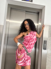 Load image into Gallery viewer, Vintage Y2K Religion Clothing Red Tie Dye Dress
