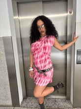 Load image into Gallery viewer, Vintage Y2K Religion Clothing Red Tie Dye Dress
