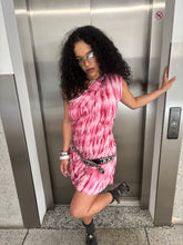 Load image into Gallery viewer, Vintage Y2K Religion Clothing Red Tie Dye Dress
