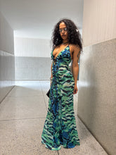Load image into Gallery viewer, Vintage 2010s Katie Eary x River Island BNWTs Tiger Print Maxi Dress
