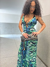 Load image into Gallery viewer, Vintage 2010s Katie Eary x River Island BNWTs Tiger Print Maxi Dress
