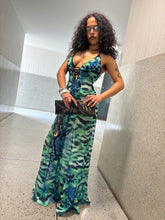 Load image into Gallery viewer, Vintage 2010s Katie Eary x River Island BNWTs Tiger Print Maxi Dress
