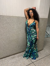 Load image into Gallery viewer, Vintage 2010s Katie Eary x River Island BNWTs Tiger Print Maxi Dress
