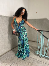 Load image into Gallery viewer, Vintage 2010s Katie Eary x River Island BNWTs Tiger Print Maxi Dress
