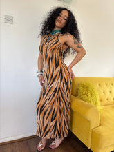 Load image into Gallery viewer, Vintage 90s Bay Trading Tiger Print Maxi Dress
