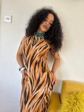 Load image into Gallery viewer, Vintage 90s Bay Trading Tiger Print Maxi Dress

