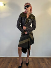 Load image into Gallery viewer, Vintage Y2K Armani Jeans Grey Sherling Jacket
