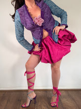 Load image into Gallery viewer, Vintage Y2K Gina diamante Wrap around Heels Shoes
