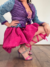 Load image into Gallery viewer, Vintage Y2K Gina diamante Wrap around Heels Shoes
