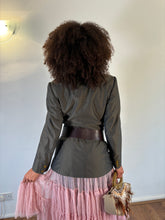 Load image into Gallery viewer, Vintage Jean Paul Gaultier Khaki Woven Blazer
