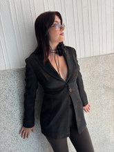 Load image into Gallery viewer, Vintage Y2K Karen Millen Brown Brocade Blazer Jacket
