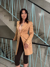 Load image into Gallery viewer, Vintage Y2K Karen Millen Gold Brocade Blazer Jacket

