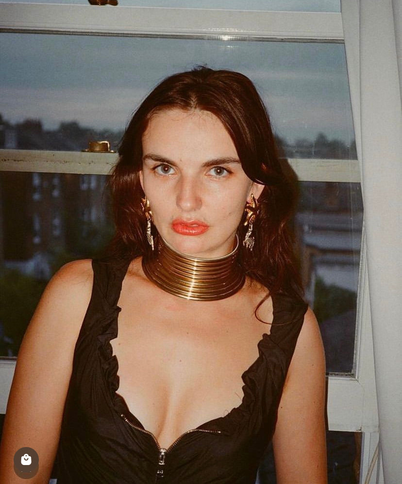 Gold Tier Collar Necklace