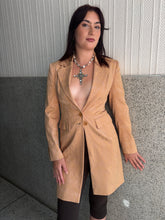 Load image into Gallery viewer, Vintage Y2K Karen Millen Gold Brocade Blazer Jacket

