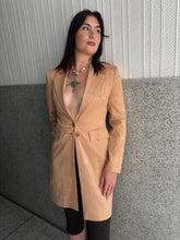 Load image into Gallery viewer, Vintage Y2K Karen Millen Gold Brocade Blazer Jacket
