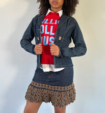 Load image into Gallery viewer, Vintage Y2K DKNY dark Denim blazer jacket
