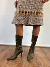 Load image into Gallery viewer, Vintage Y2K Paul Smith For Emma Hope Green Boots
