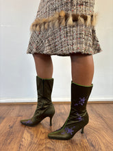 Load image into Gallery viewer, Vintage Y2K Paul Smith For Emma Hope Green Boots
