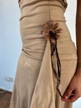 Load image into Gallery viewer, Vintage Y2K Boho Suedette Backless Dress
