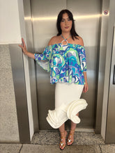 Load image into Gallery viewer, Vintage Y2K Pucci Off Shoulder Halter Neck Top
