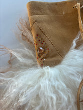 Load image into Gallery viewer, Vintage Y2K Mongolian fur Wedge pom pom Boots&nbsp;
