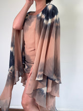 Load image into Gallery viewer, Vintage Y2K River Island Tie Dye Cape Ibiza  Dress
