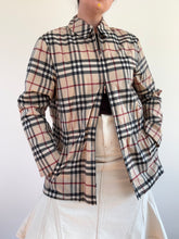Load image into Gallery viewer, Vintage Y2K Nova Check Windbreaker Jacket
