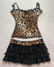 Load image into Gallery viewer, Wheels &amp; Dollbaby Leopard Print Two Piece
