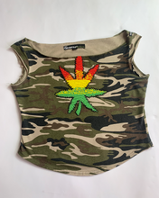 Load image into Gallery viewer, Miss Sixty Camo Leaf Top
