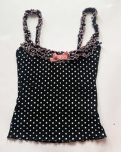 Load image into Gallery viewer, Wheels &amp; Dollbaby Polka Dot Top
