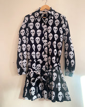 Load image into Gallery viewer, Vintage Y2K Wheels &amp; Dollbaby Skull Print Dress
