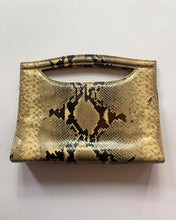 Load image into Gallery viewer, Vintage Y2K Snakeskin Square Handbag
