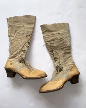 Load image into Gallery viewer, Vintage Y2K Leather &amp; Cotton Boots

