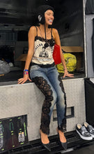 Load image into Gallery viewer, Dolce &amp; Gabbana Blue Lace Trim Boxing Top
