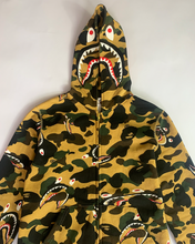 Load image into Gallery viewer, Bape Cookie Camo Shark Hoody
