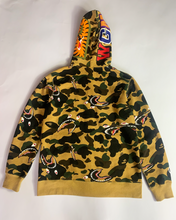 Load image into Gallery viewer, Bape Cookie Camo Shark Hoody
