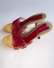Load image into Gallery viewer, Fendi Pink Jelly Heel Shoes
